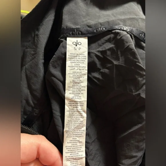 Alo Yoga Cropped 1/4 Zip Alumni Pullover Oversized S - Picture 5 of 11